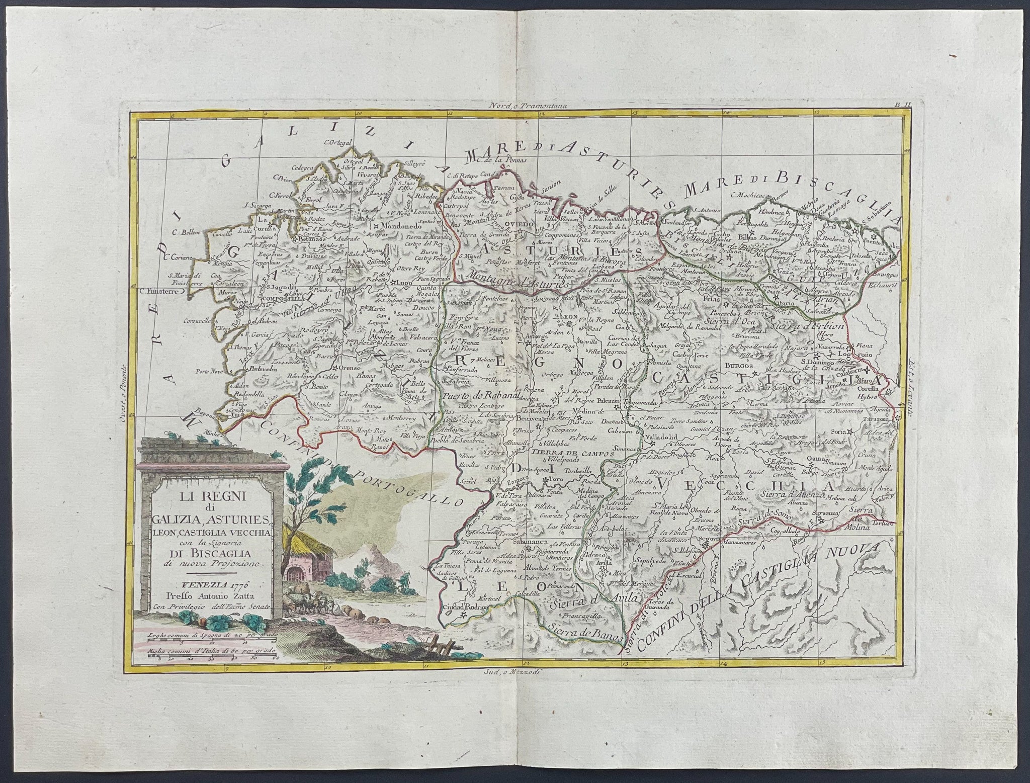 Regional Map of Spain - Galicia