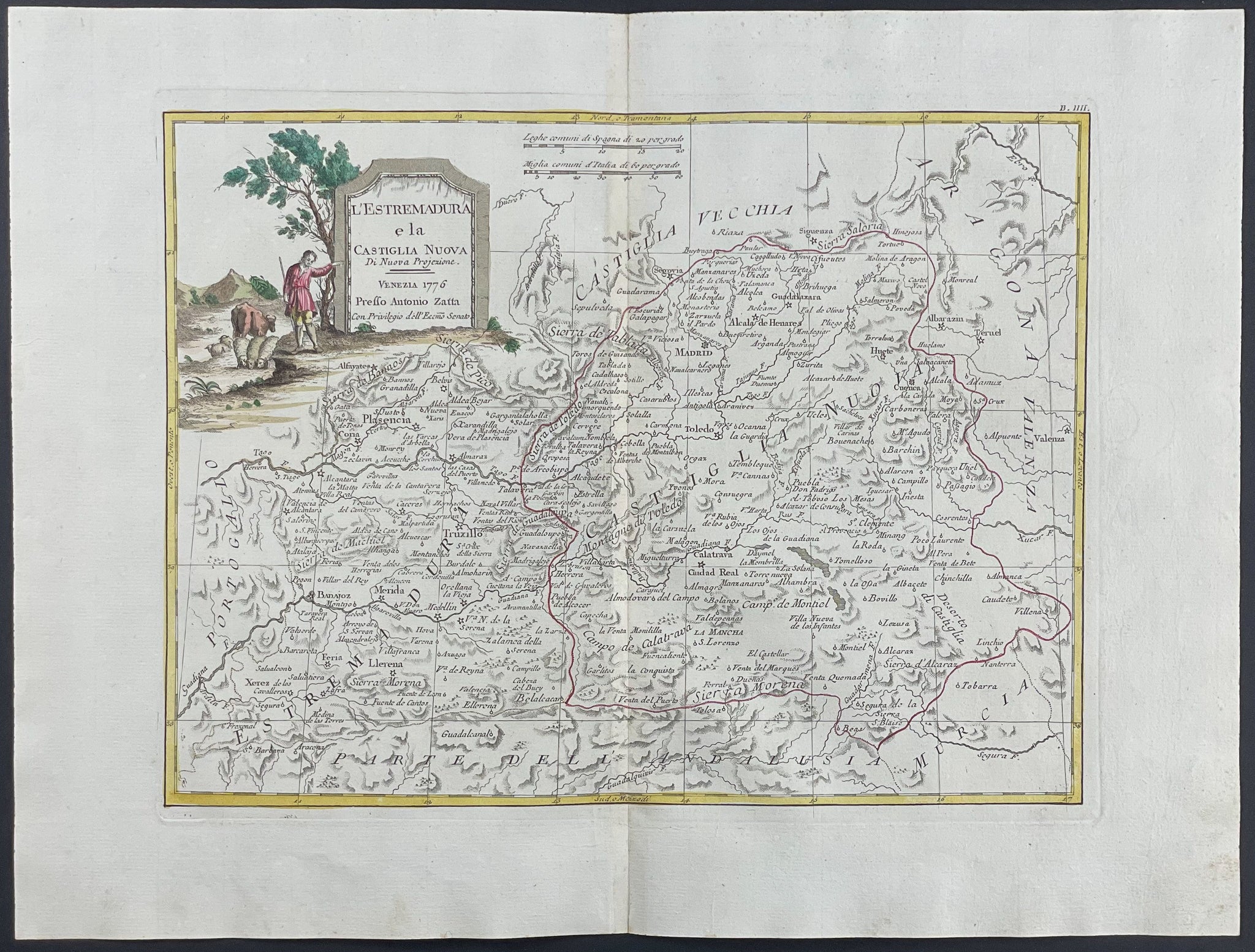 Regional Map of Spain - Castille