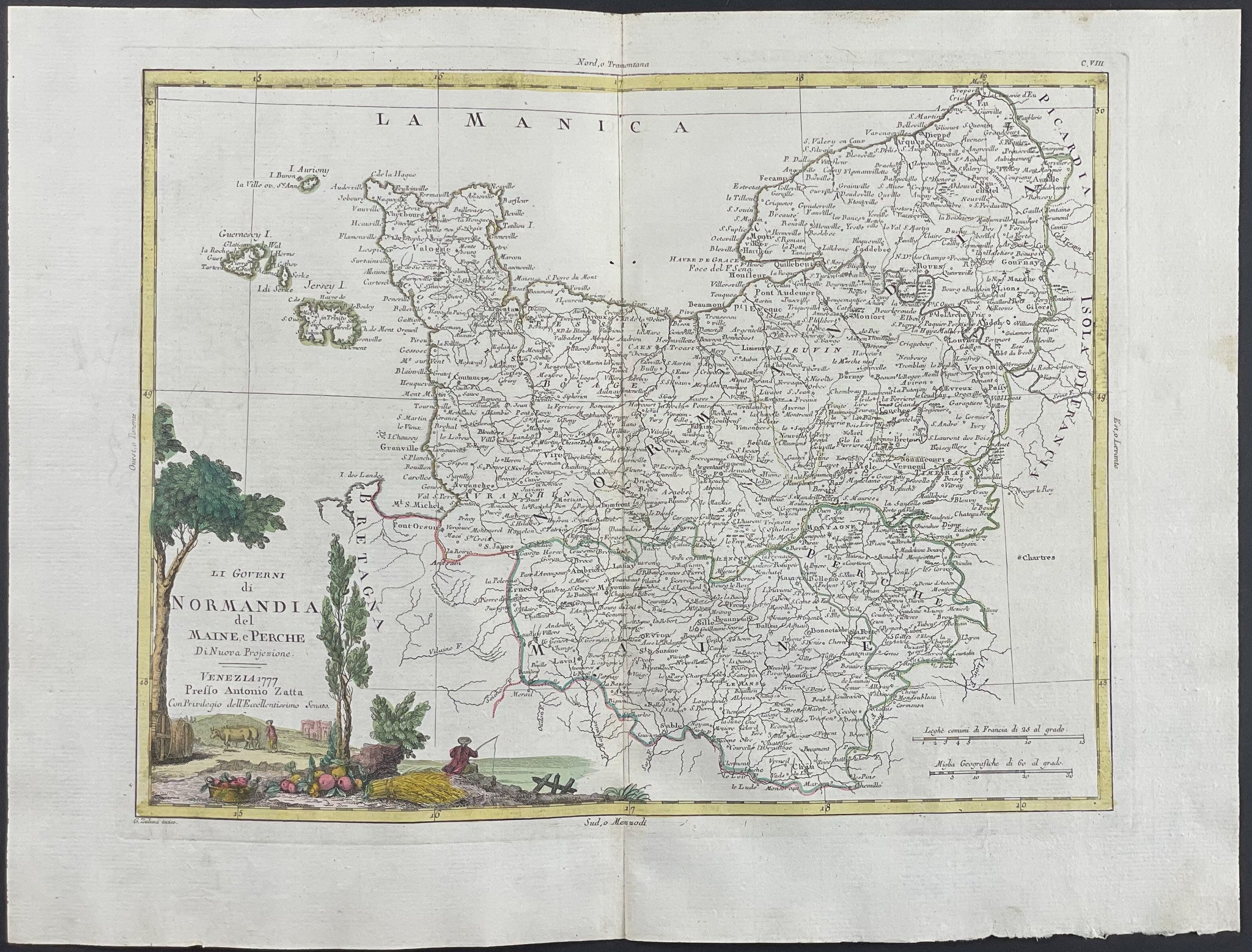 Regional Map of France - Normandy
