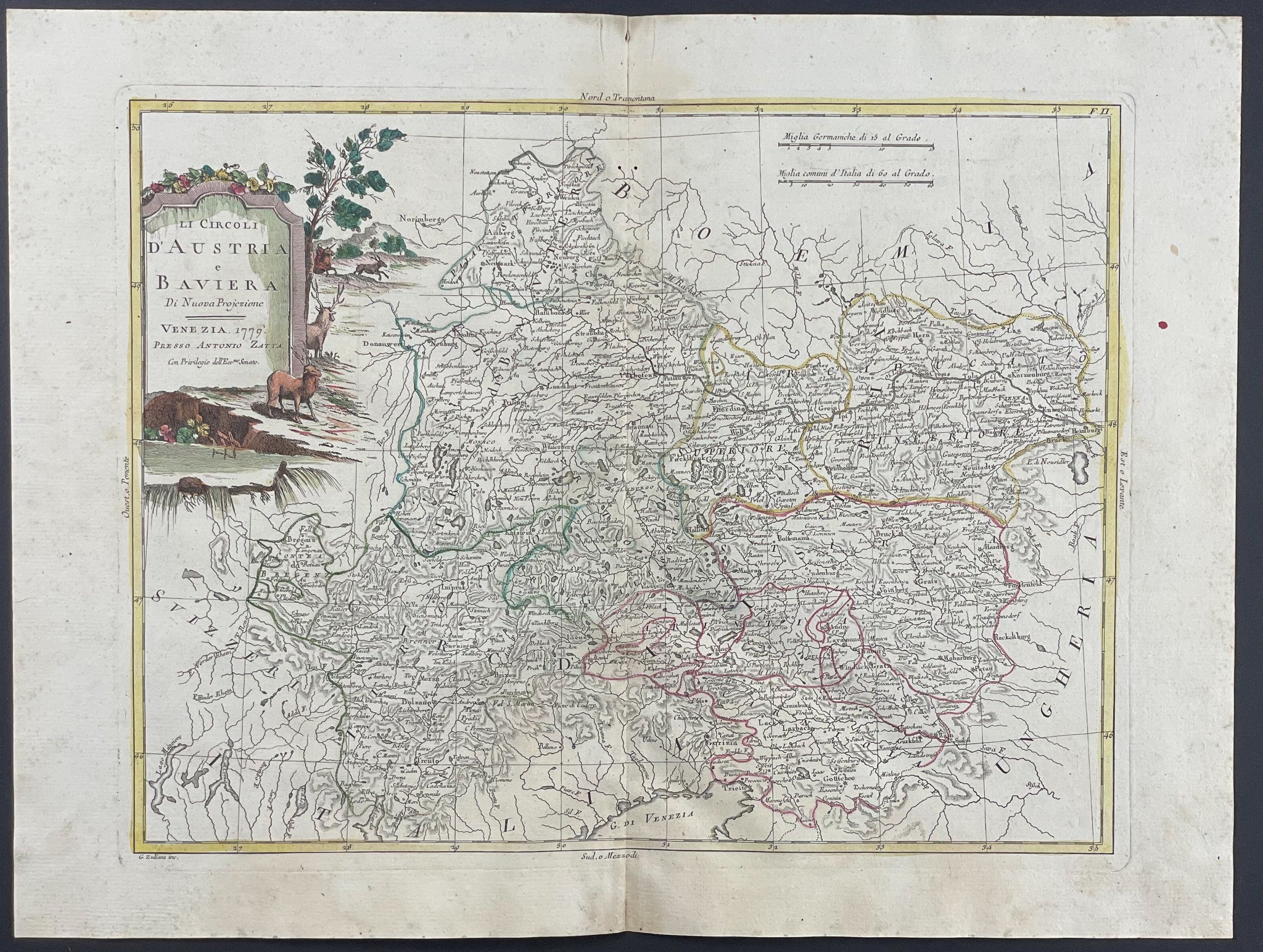 Map of Austria & Bavaria