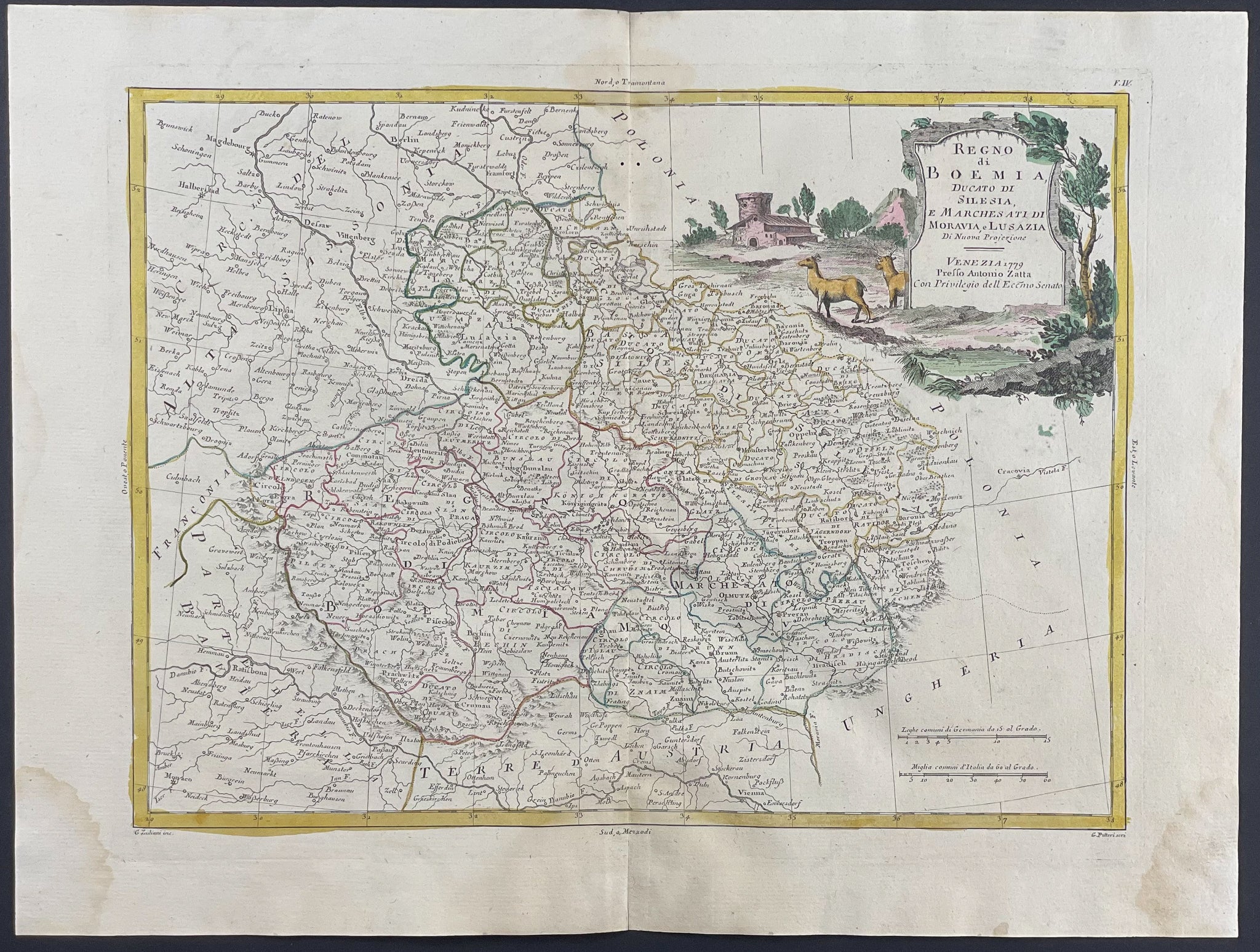 Map of Bohemia