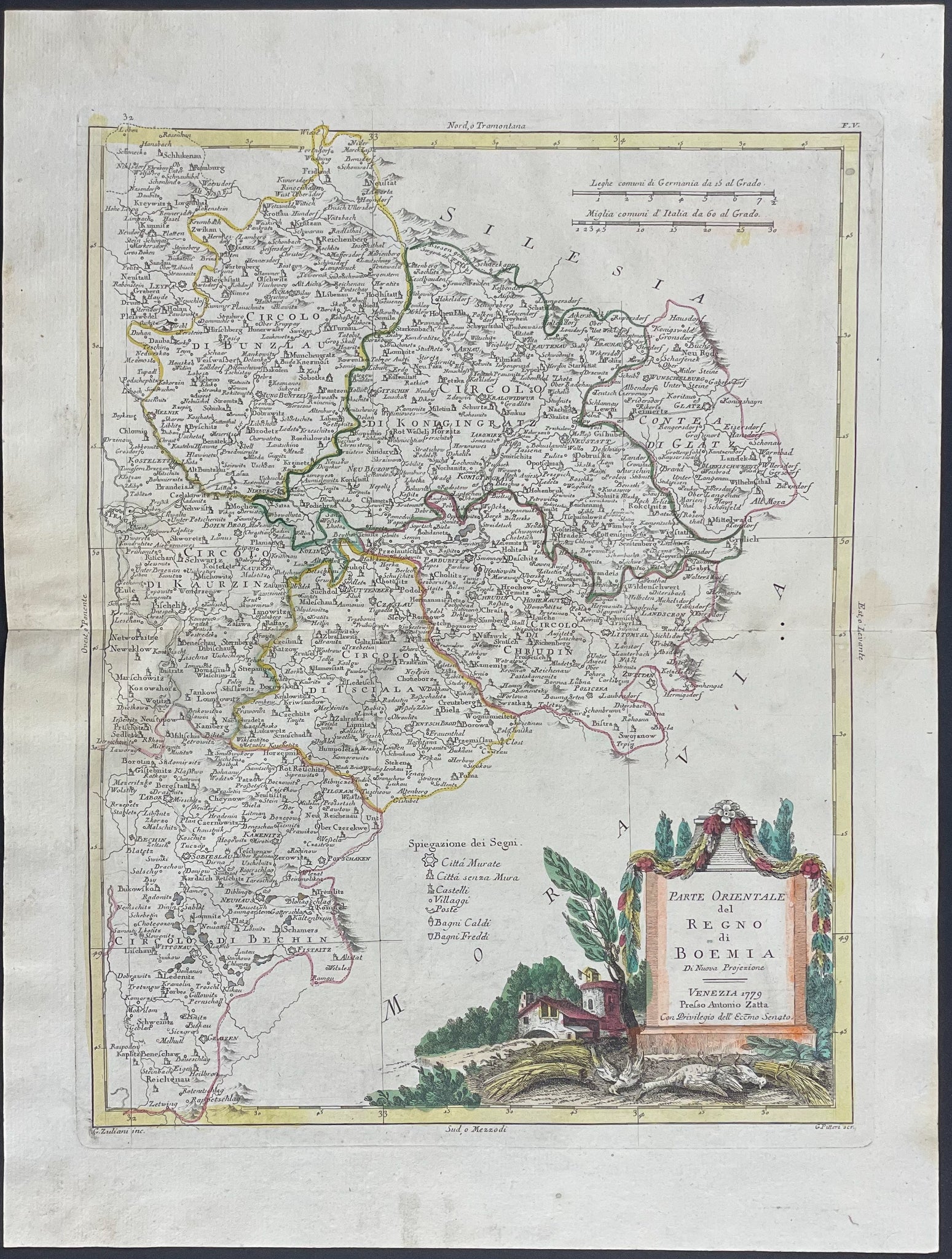 Map of Bohemia
