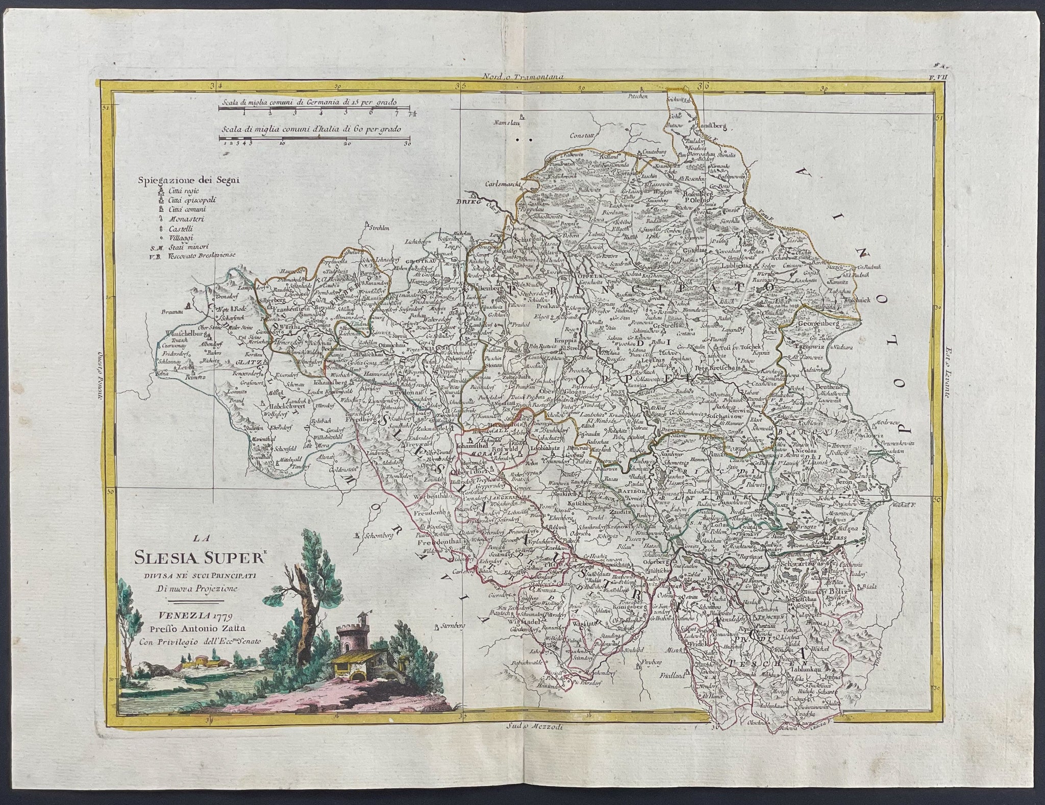 Map of Silesia