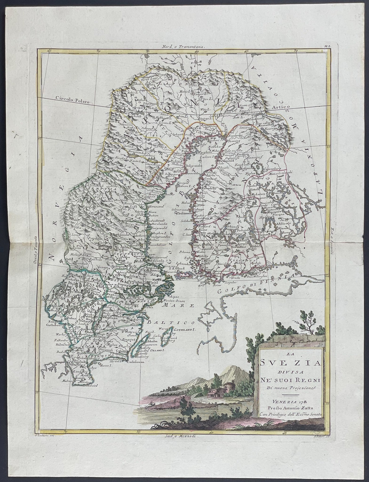 Map of Sweden