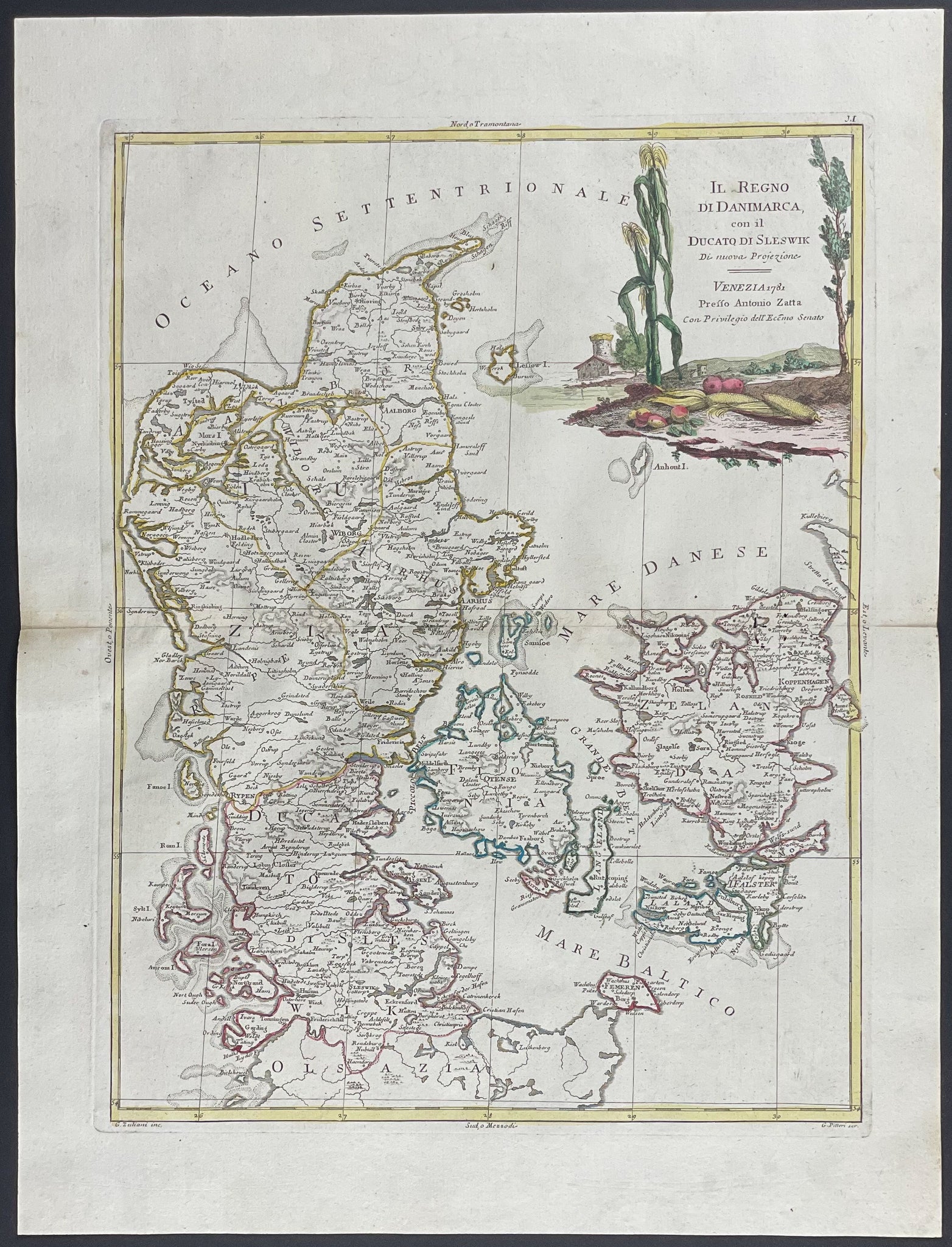 Map of Denmark