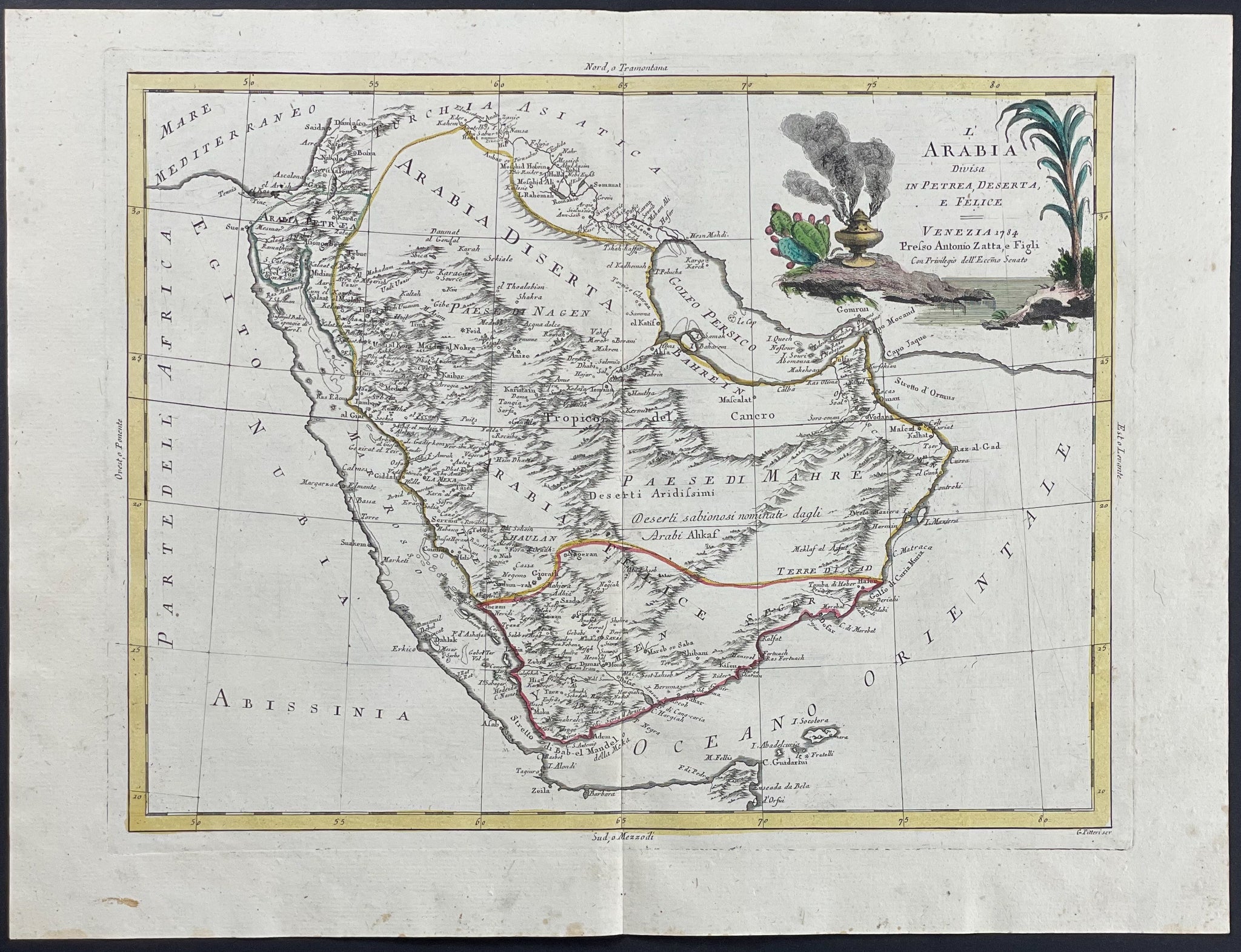 Map of the Arabian Peninsula