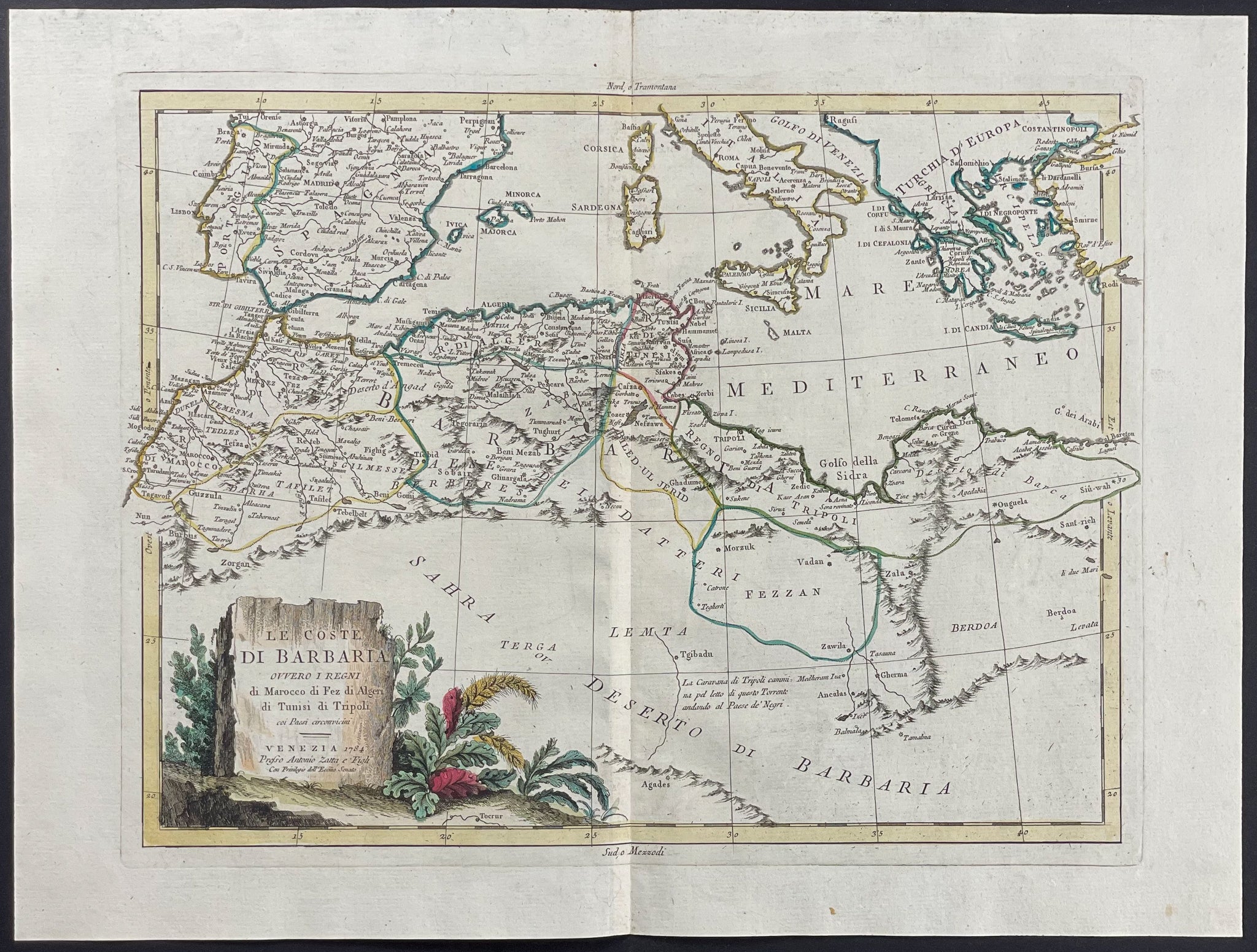 Map of Barbary