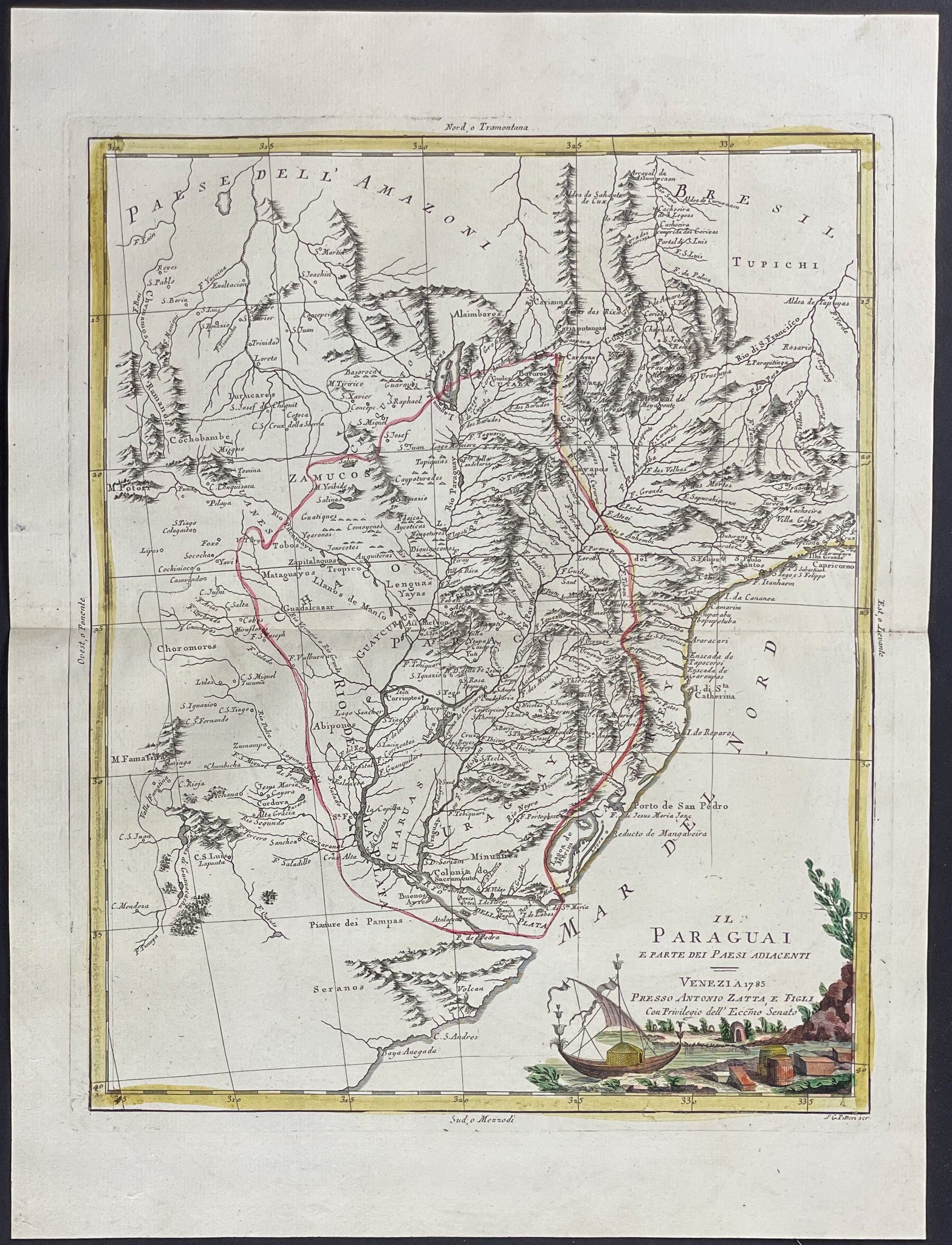 Map of Paraguay